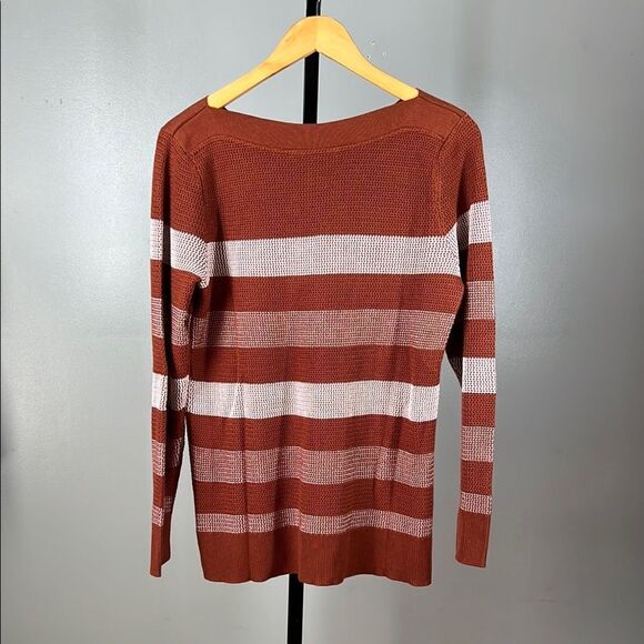 Market & Spruce Striped Knit Sweater - Picture 2 of 5